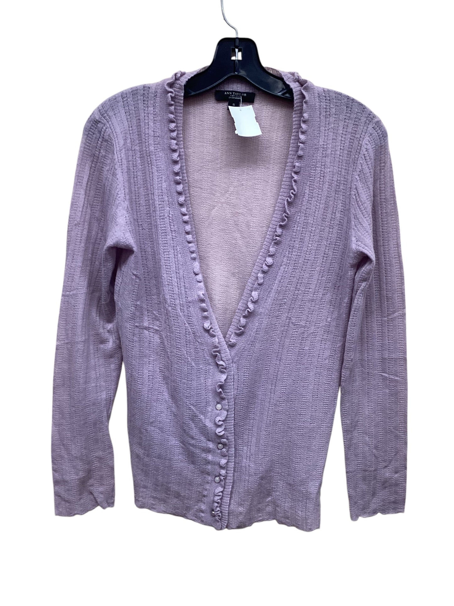 Sweater By Ann Taylor In Purple, Size: S