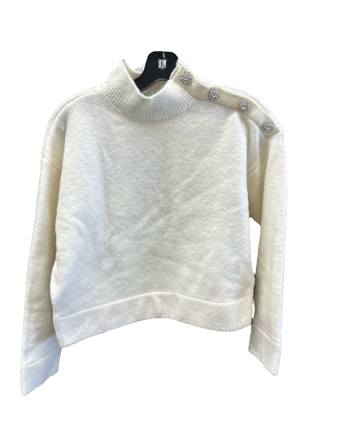 Sweater By Ann Taylor In White, Size: S