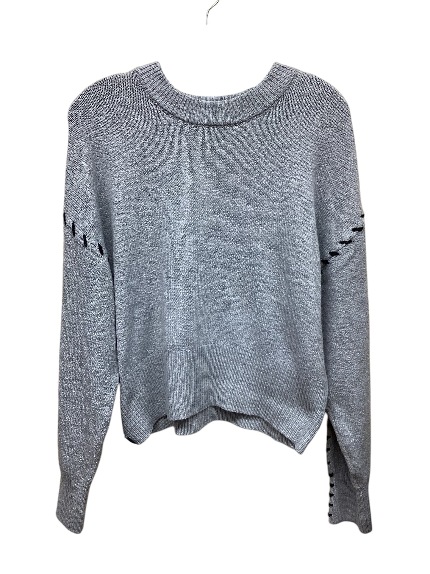 Sweater By Clothes Mentor In Grey, Size: L