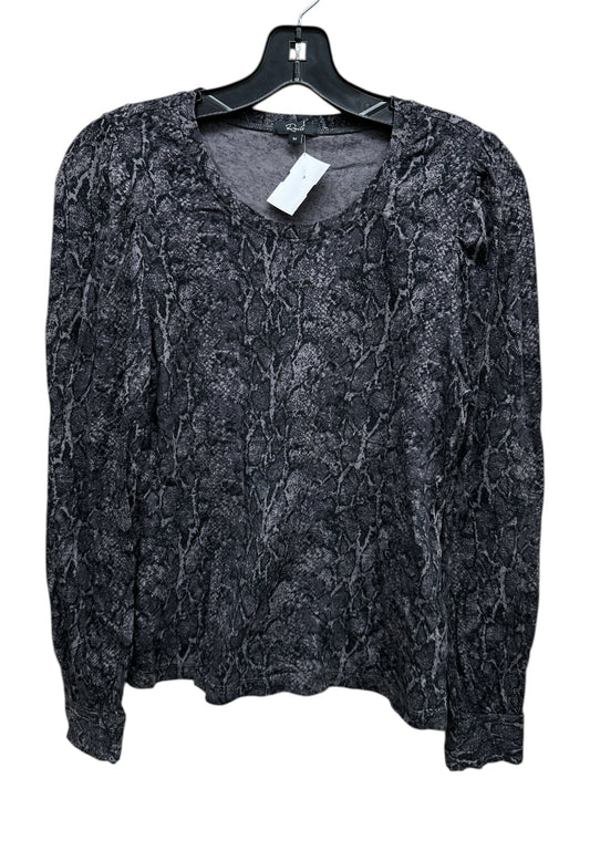 Top Long Sleeve By Rails In Animal Print, Size: M