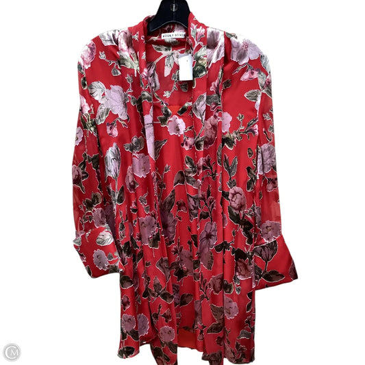 Dress Designer By Alice + Olivia In Floral Print, Size: S