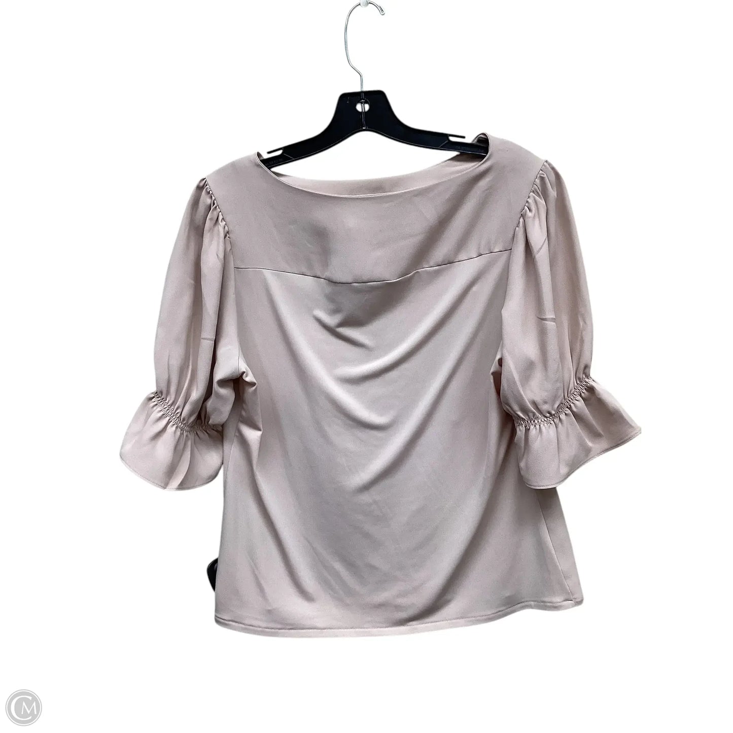 Top Short Sleeve By Ann Taylor In Pink, Size: S