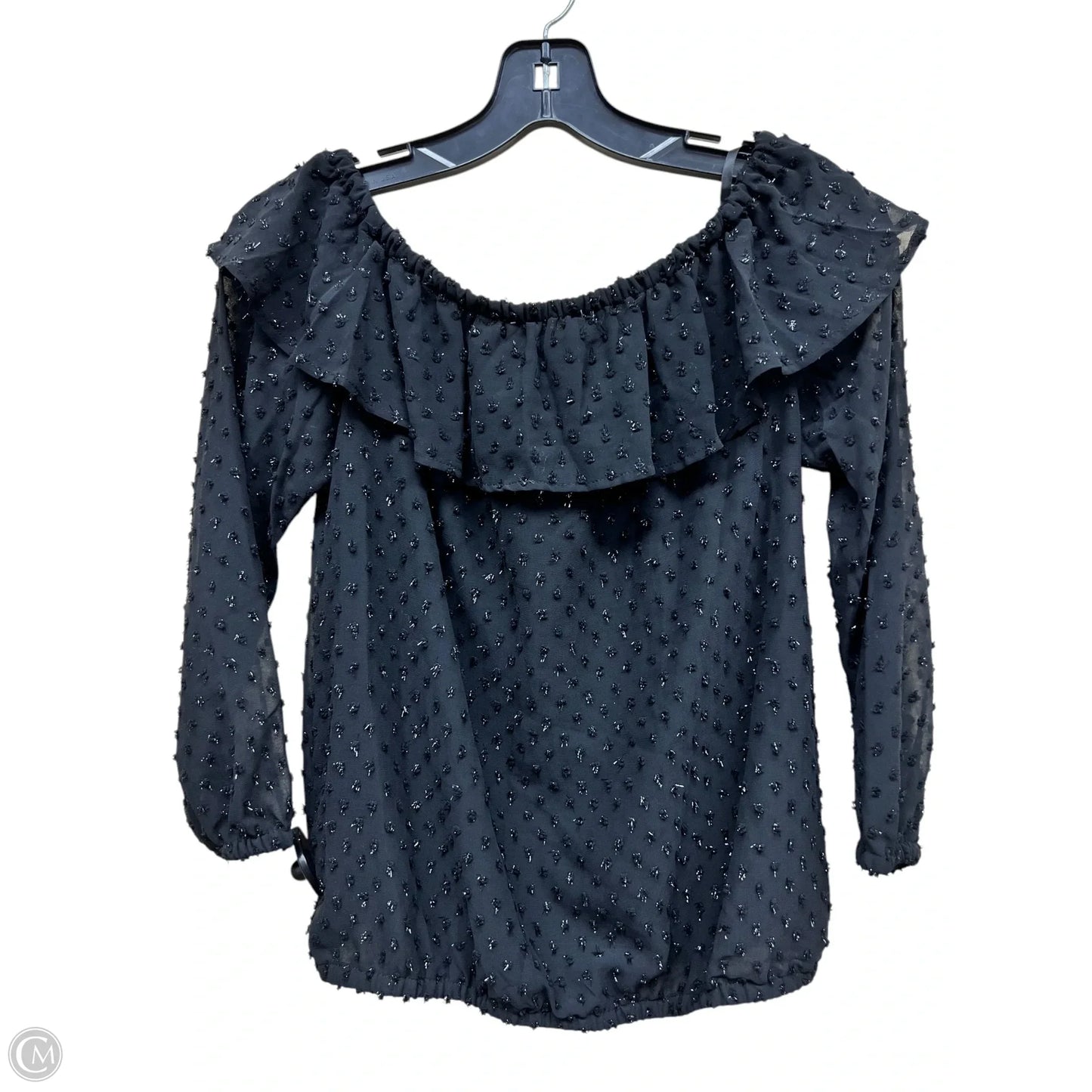 Top Long Sleeve By Michael By Michael Kors In Black, Size: XS