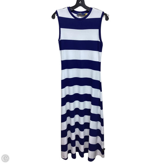 Dress Casual Maxi By Polo Ralph Lauren In Striped Pattern, Size: M