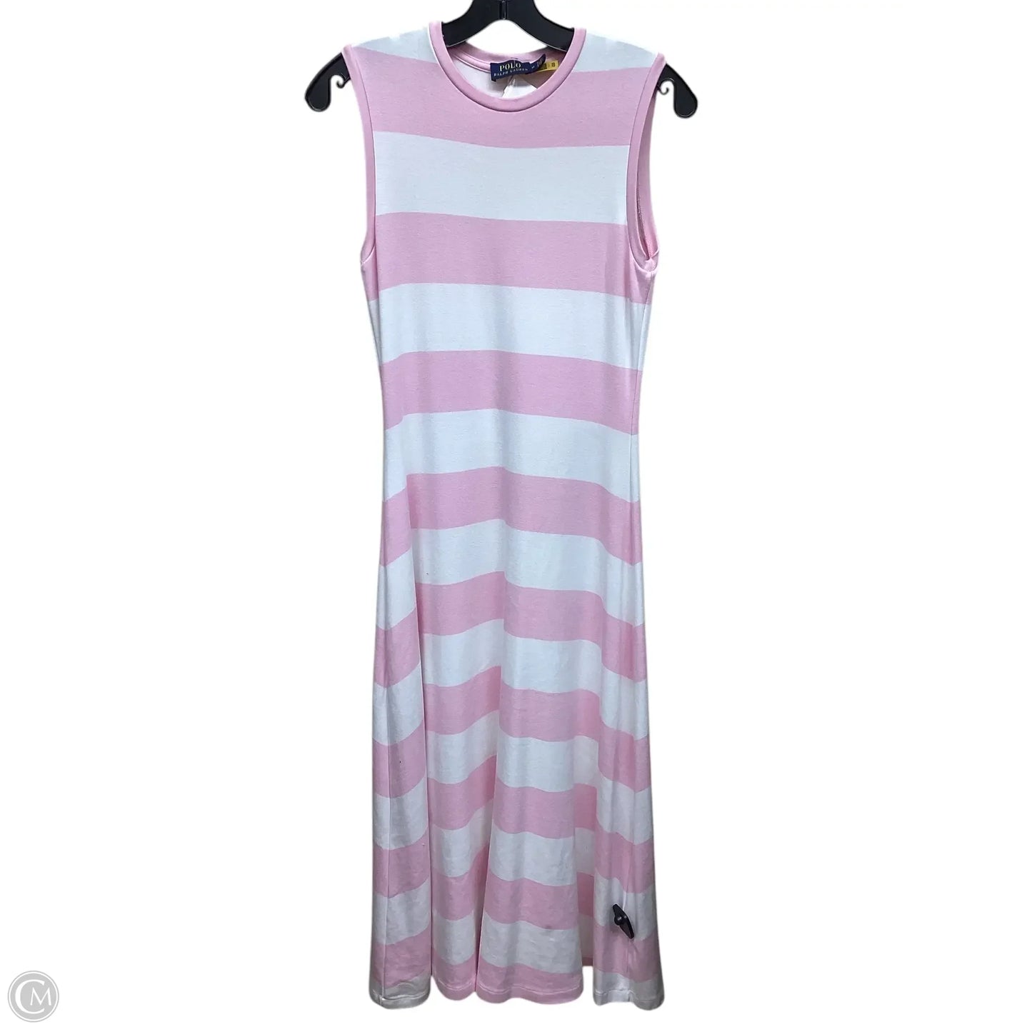 Dress Casual Maxi By Polo Ralph Lauren In Striped Pattern, Size: M