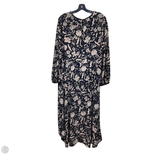 Dress Casual Maxi By Who What Wear In Floral Print, Size: Xl