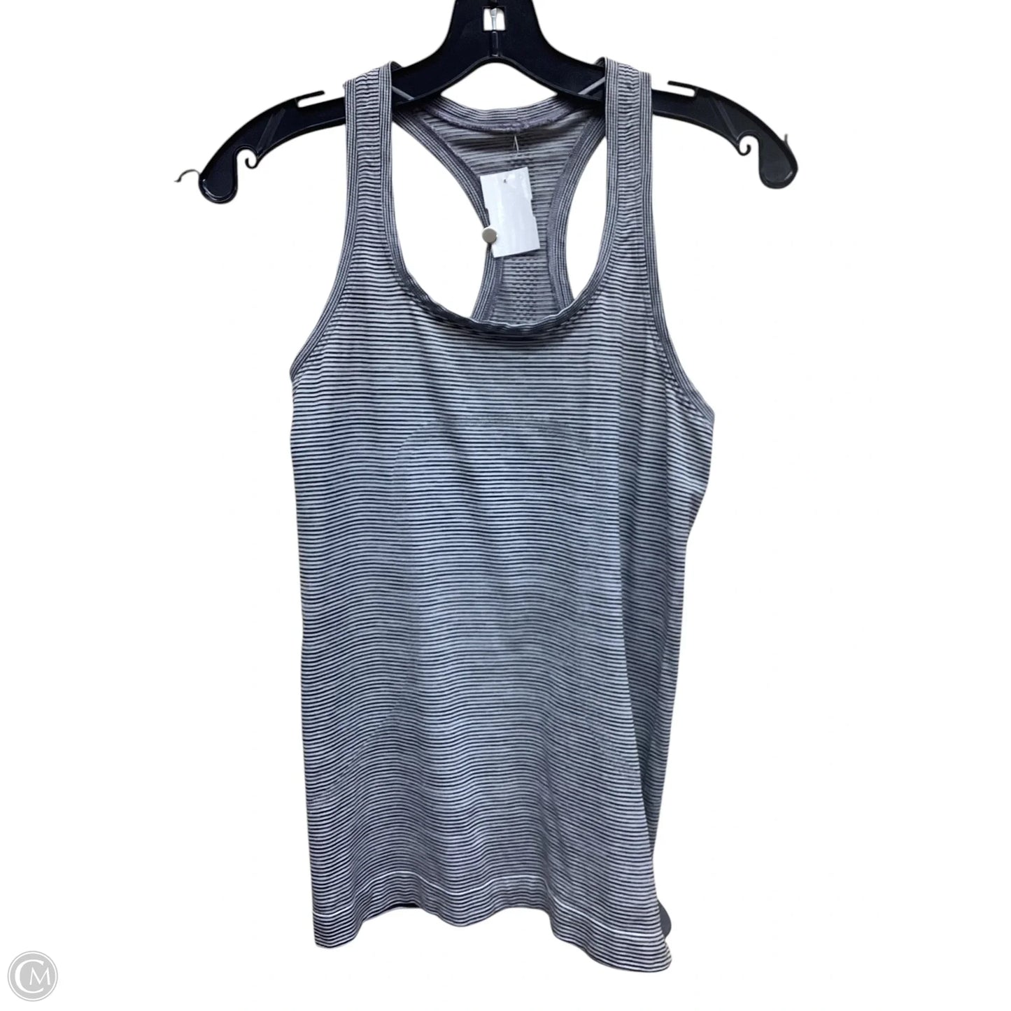 Athletic Tank Top By Lululemon In Striped Pattern, Size: 6