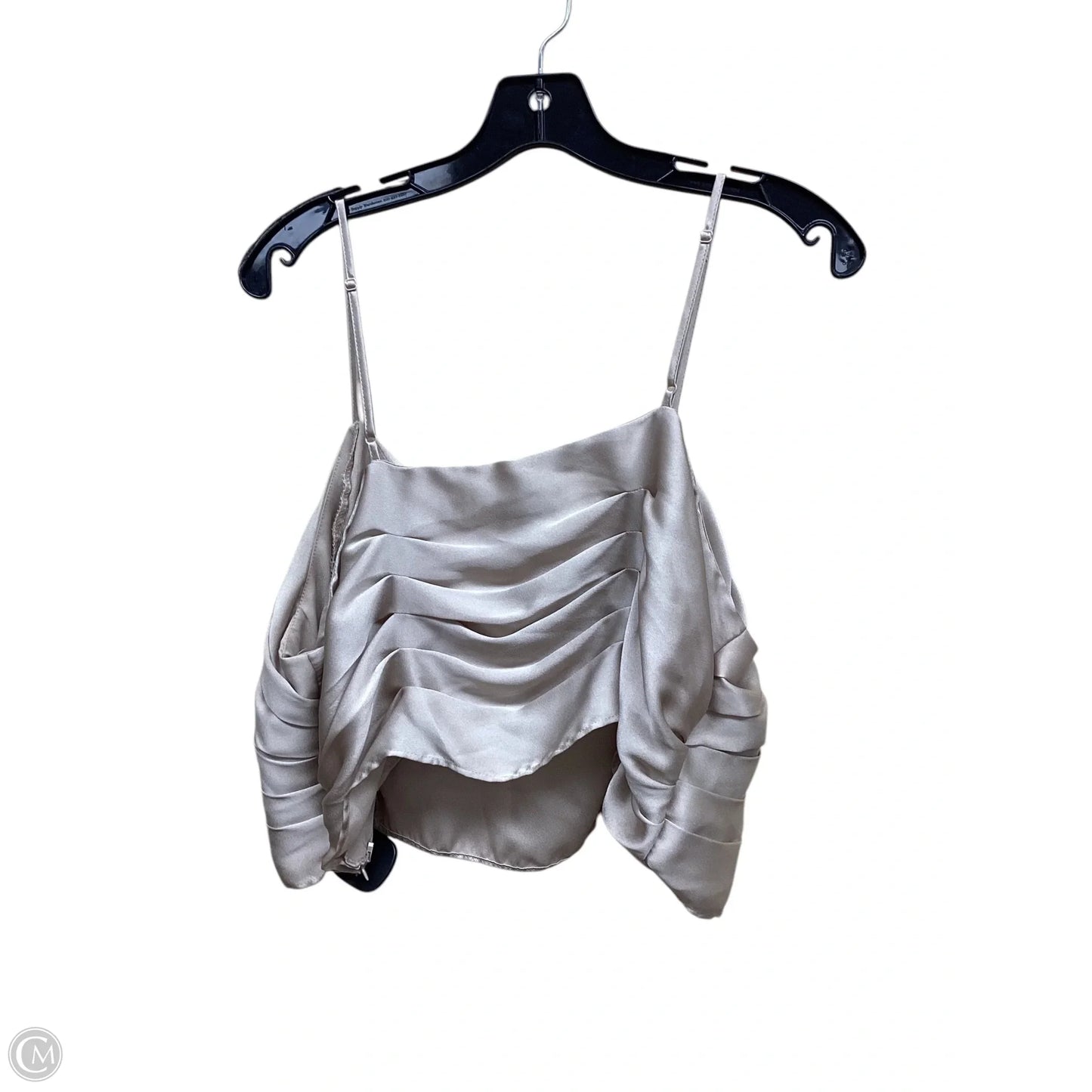 Top Sleeveless By Express In Tan, Size: Xl