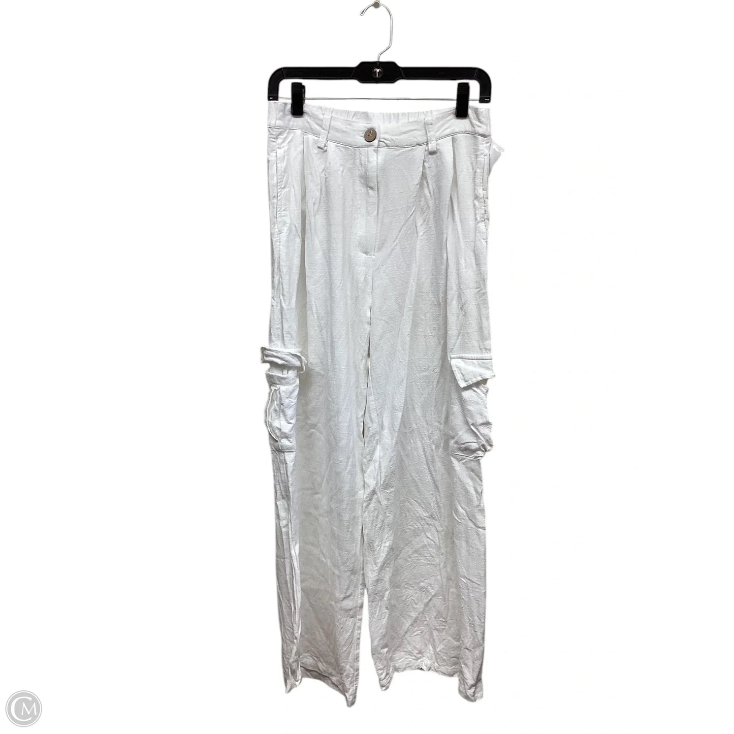Pants Linen By Aqua In White, Size: M