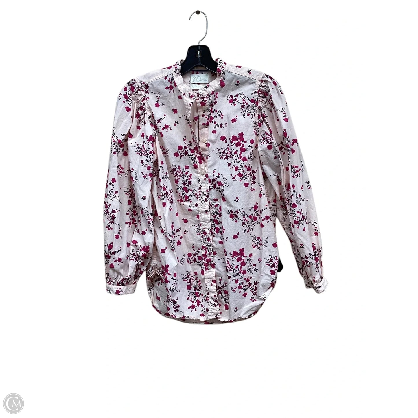 Top Long Sleeve By J. Crew In Floral Print, Size: Xs