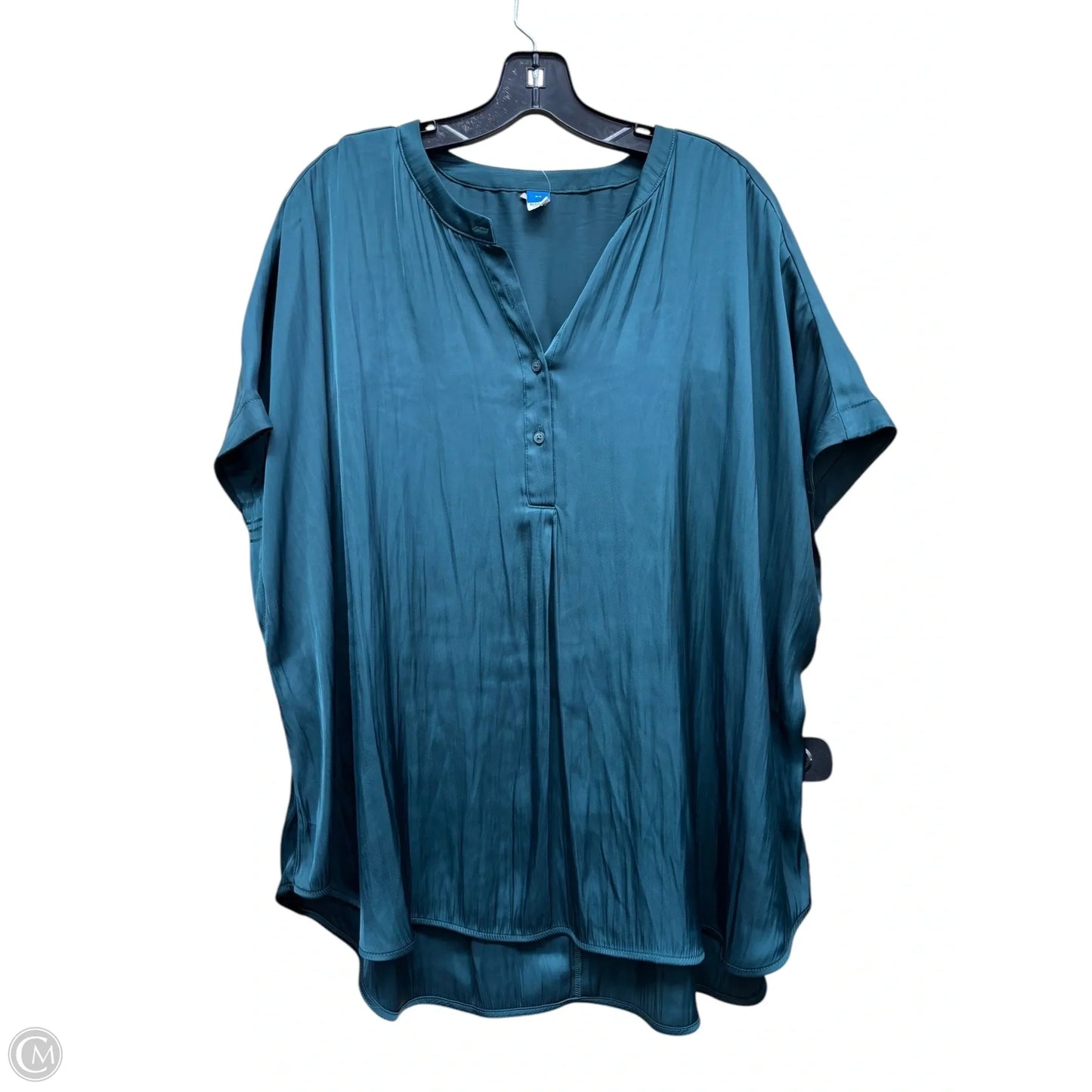 Top Short Sleeve By Old Navy In Green, Size: 3x