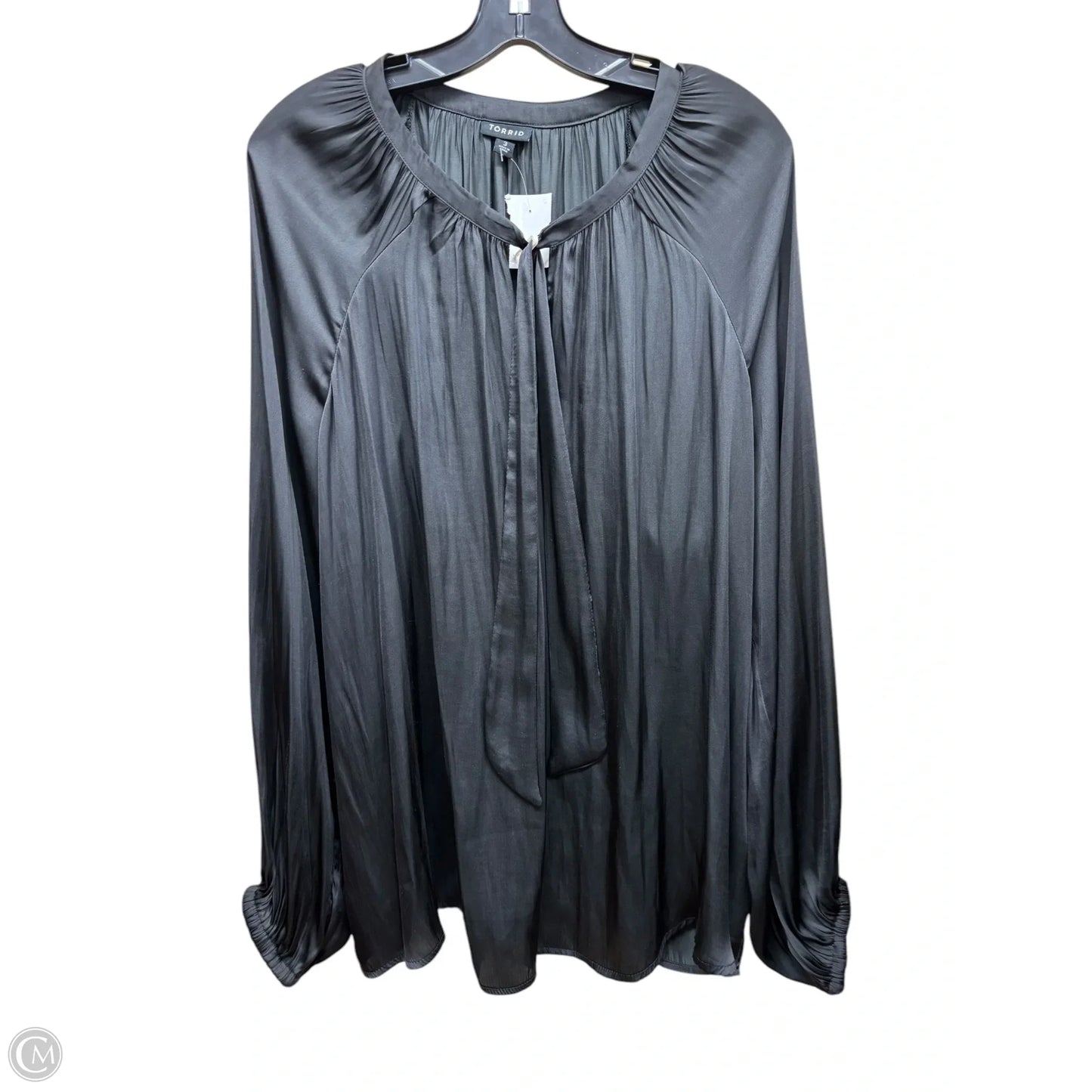 Top Long Sleeve By Torrid In Black, Size: 3x
