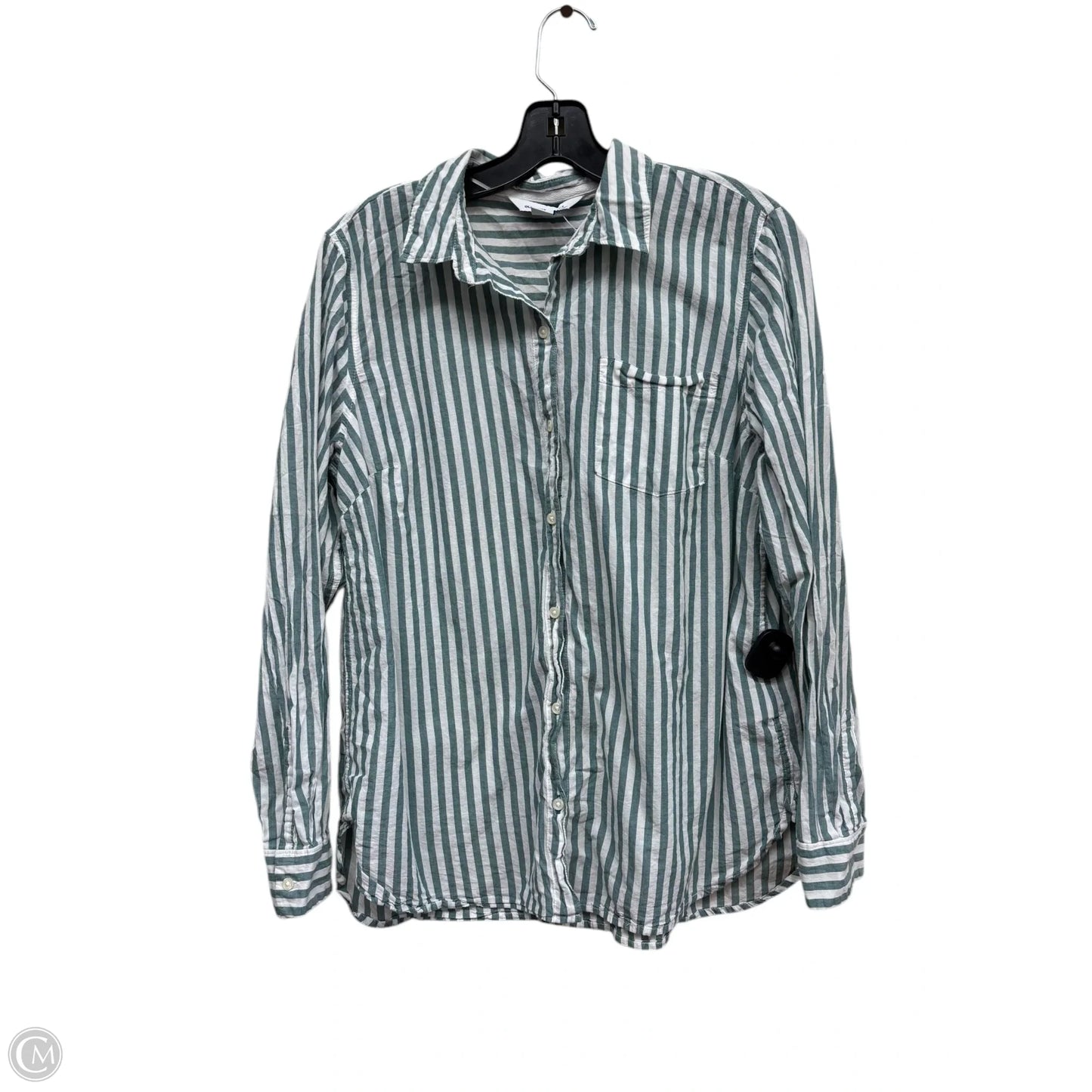 Top Long Sleeve By Old Navy In Striped Pattern, Size: L