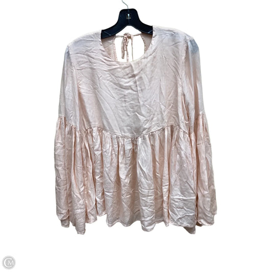 Top Long Sleeve By Walter Baker In Pink