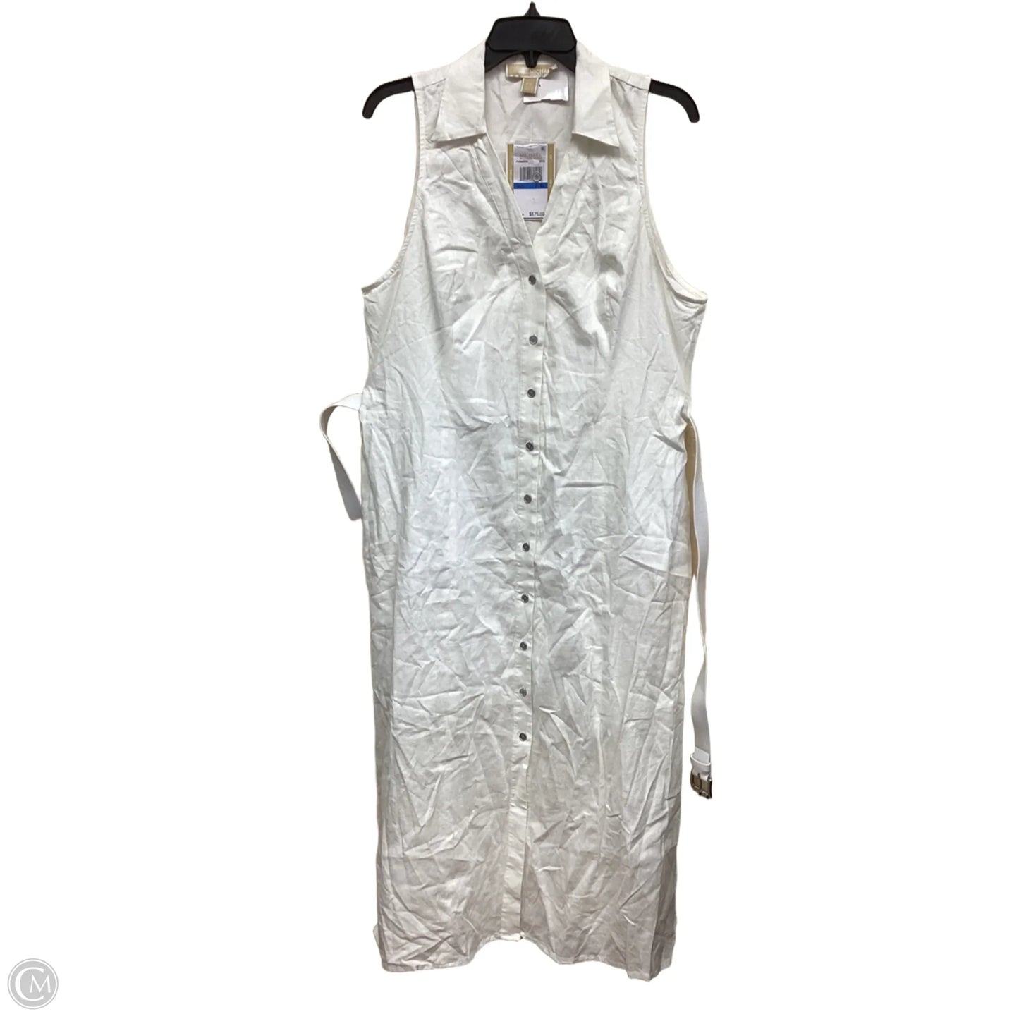 Dress Casual Maxi By Michael By Michael Kors In White, Size: Xl