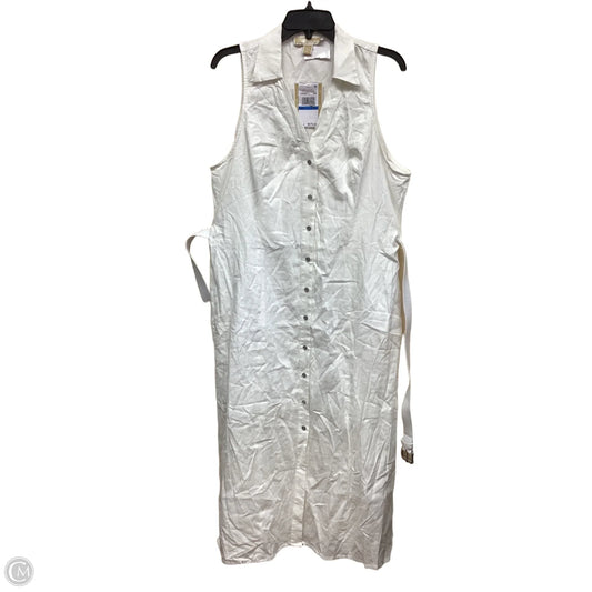 Dress Casual Maxi By Michael By Michael Kors In White, Size: Xl