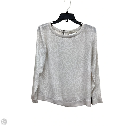 Top Long Sleeve By Loft In Animal Print, Size: Xs