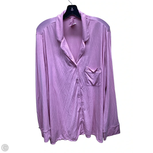 Top Long Sleeve By Skims In Pink, Size: 3x