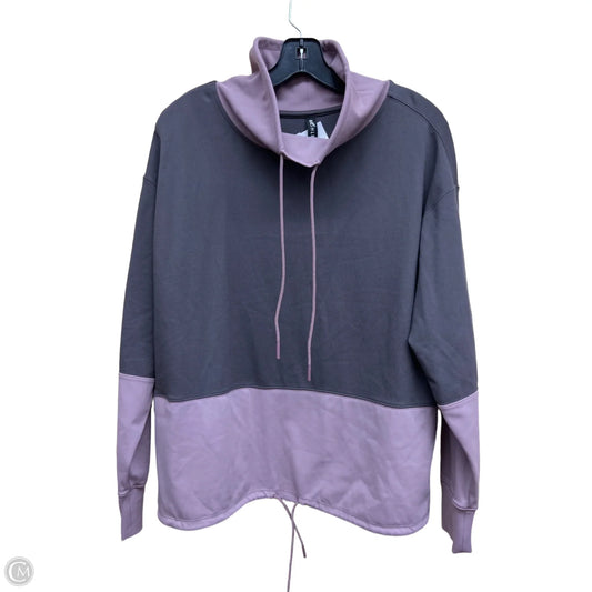 Athletic Sweatshirt Crewneck By Athleta In Grey & Pink, Size: S
