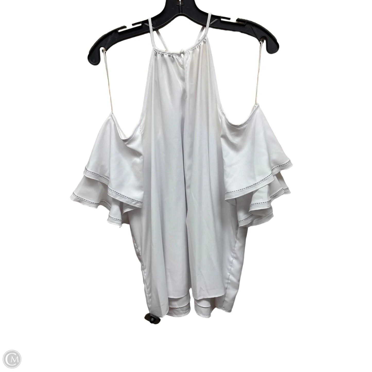 Top Long Sleeve By Gibson And Latimer In White, Size: L