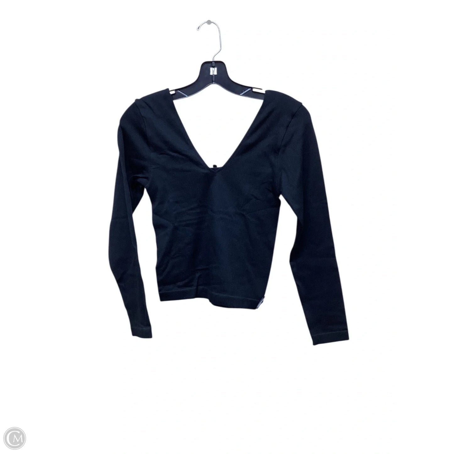 Top Long Sleeve By A New Day In Black, Size: S