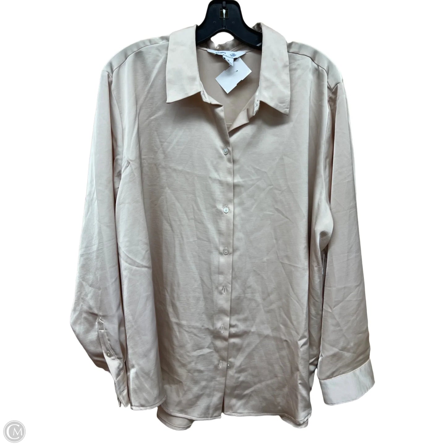 Top Long Sleeve By Old Navy In Gold, Size: 2x