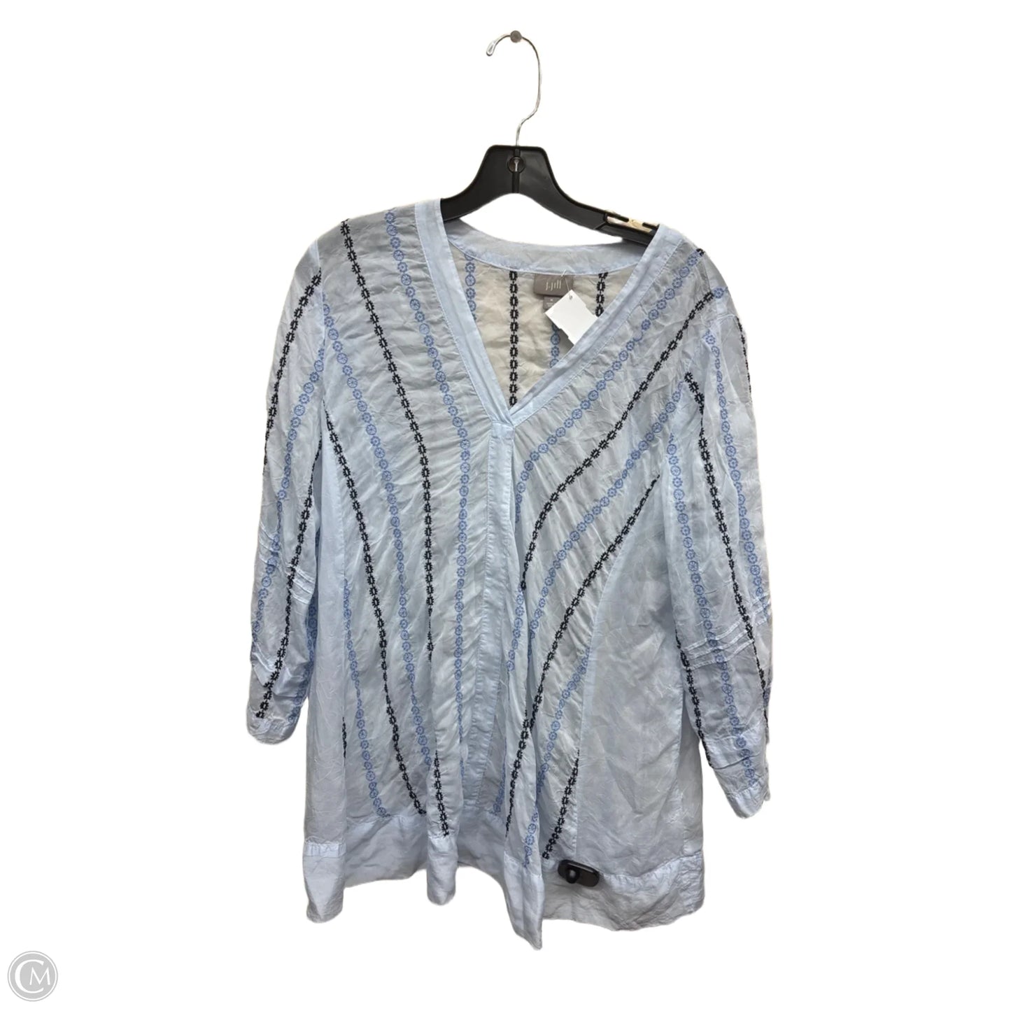 Top Long Sleeve By J. Jill In Blue, Size: M