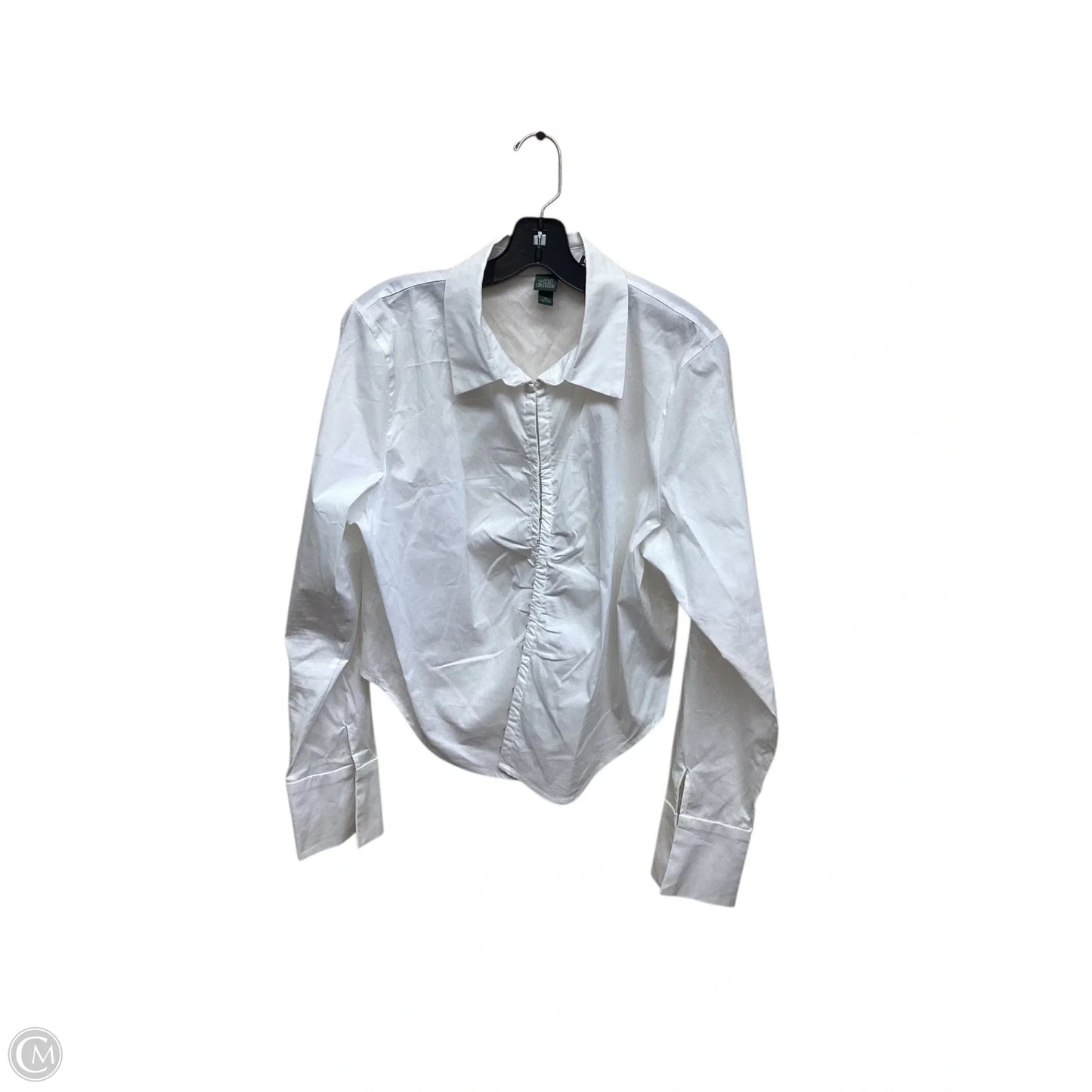 Top Long Sleeve By Wild Fable In White, Size: Xl