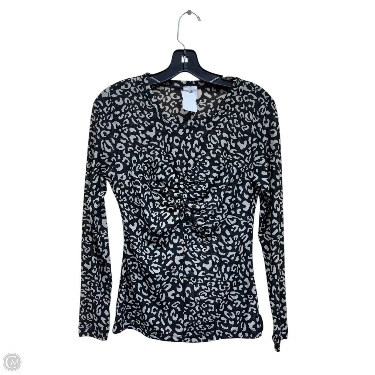 Top Long Sleeve By Cabi In Animal Print, Size: S
