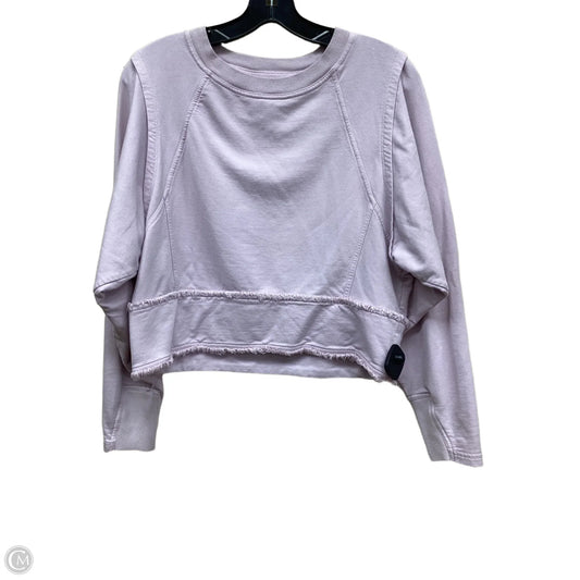 Sweatshirt Crewneck By Free People In Purple, Size: Xs