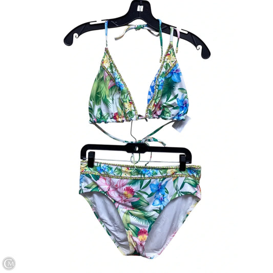 Swimsuit 2pc By Tommy Bahama In Floral Print, Size: L