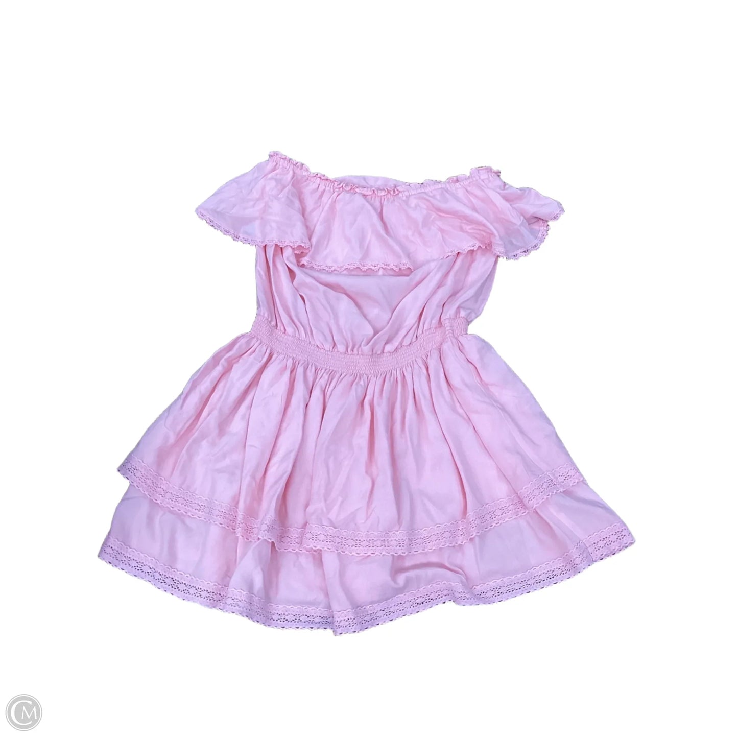 Dress Casual Short By Clothes Mentor In Pink, Size: L