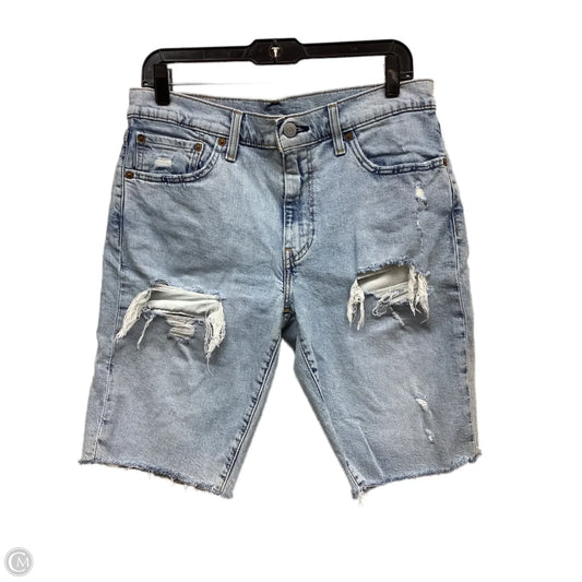 Shorts By Levis In Blue Denim, Size: 16