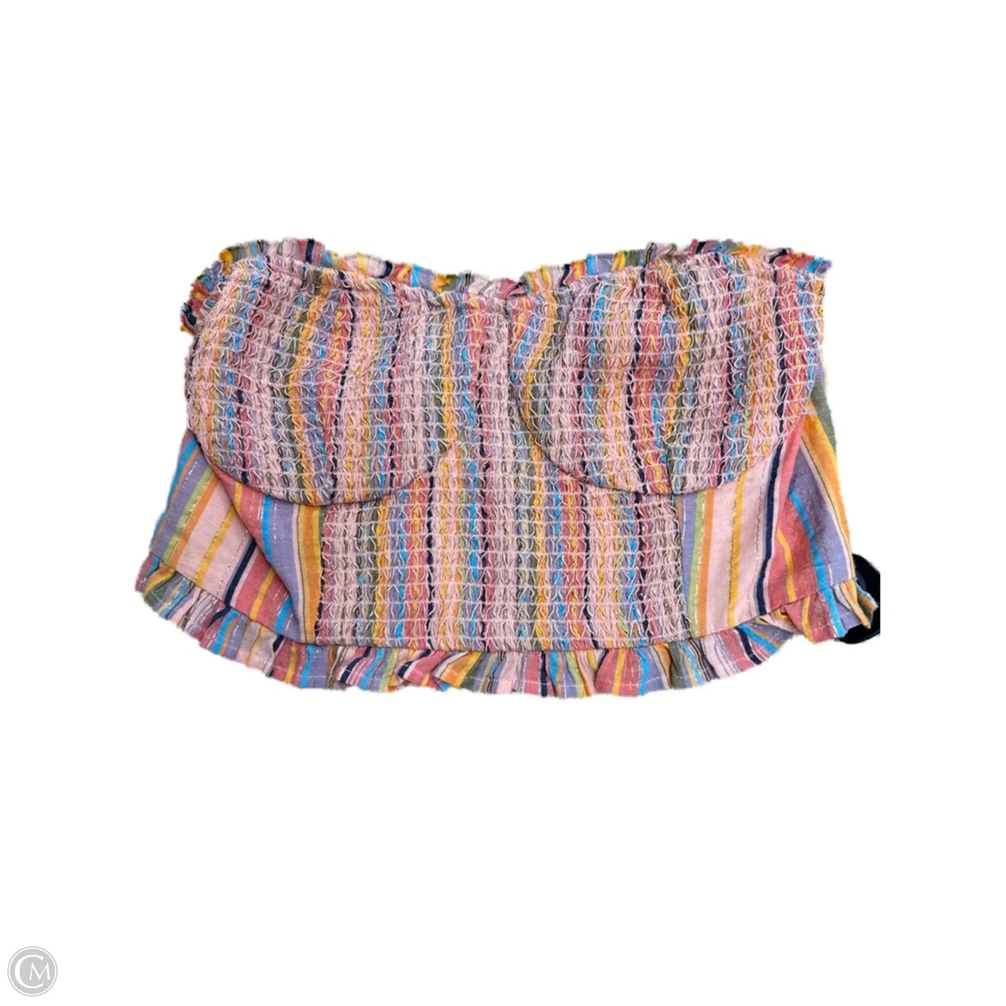 Top Sleeveless By Pilcro In Striped Pattern, Size: M