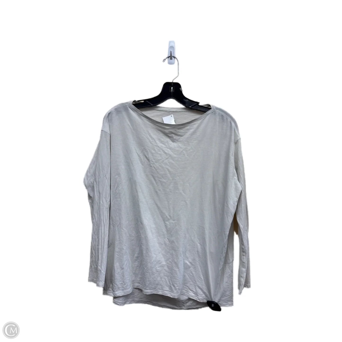 Athletic Top Long Sleeve Crewneck By Lululemon In Tan