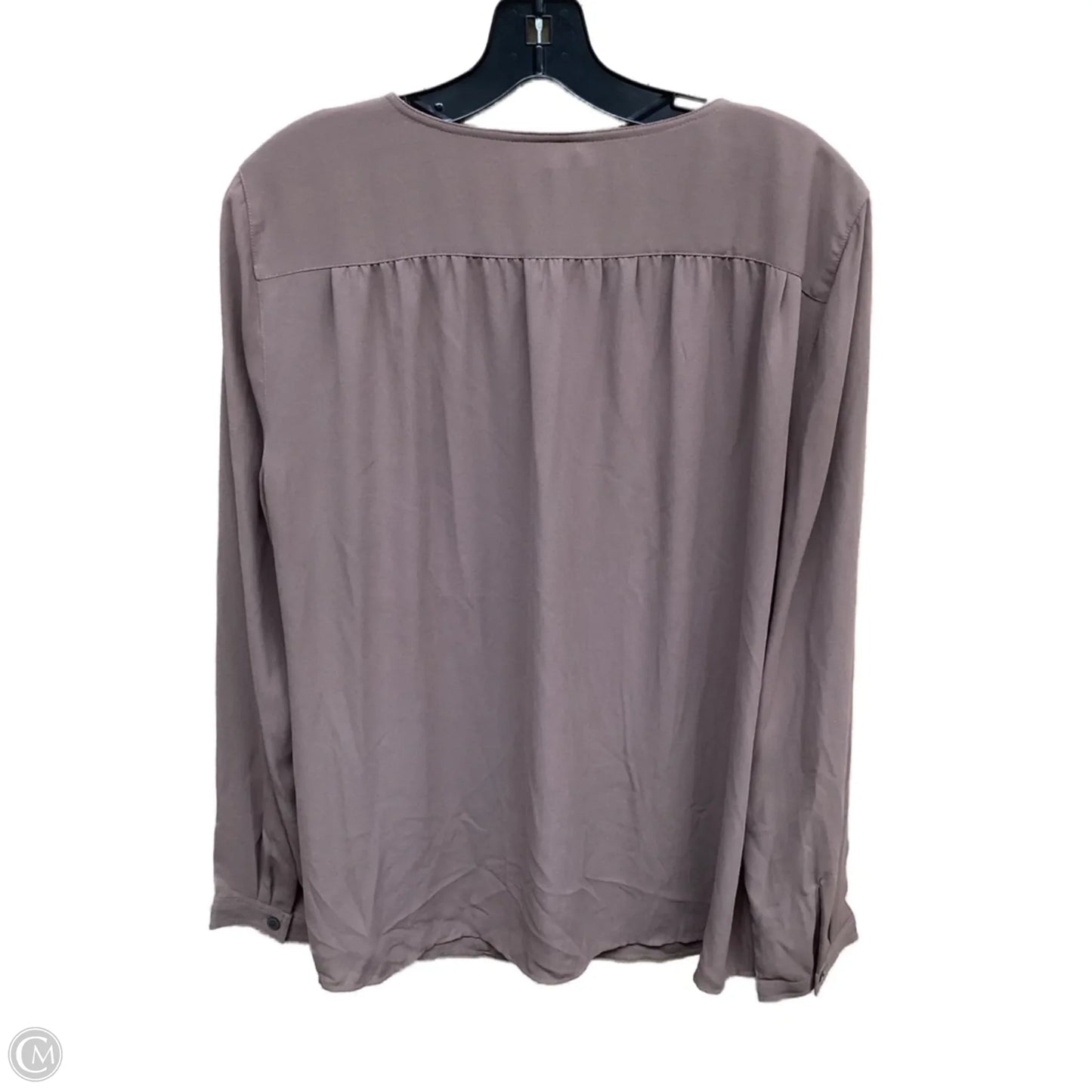Top Long Sleeve By Loft In Brown, Size: L