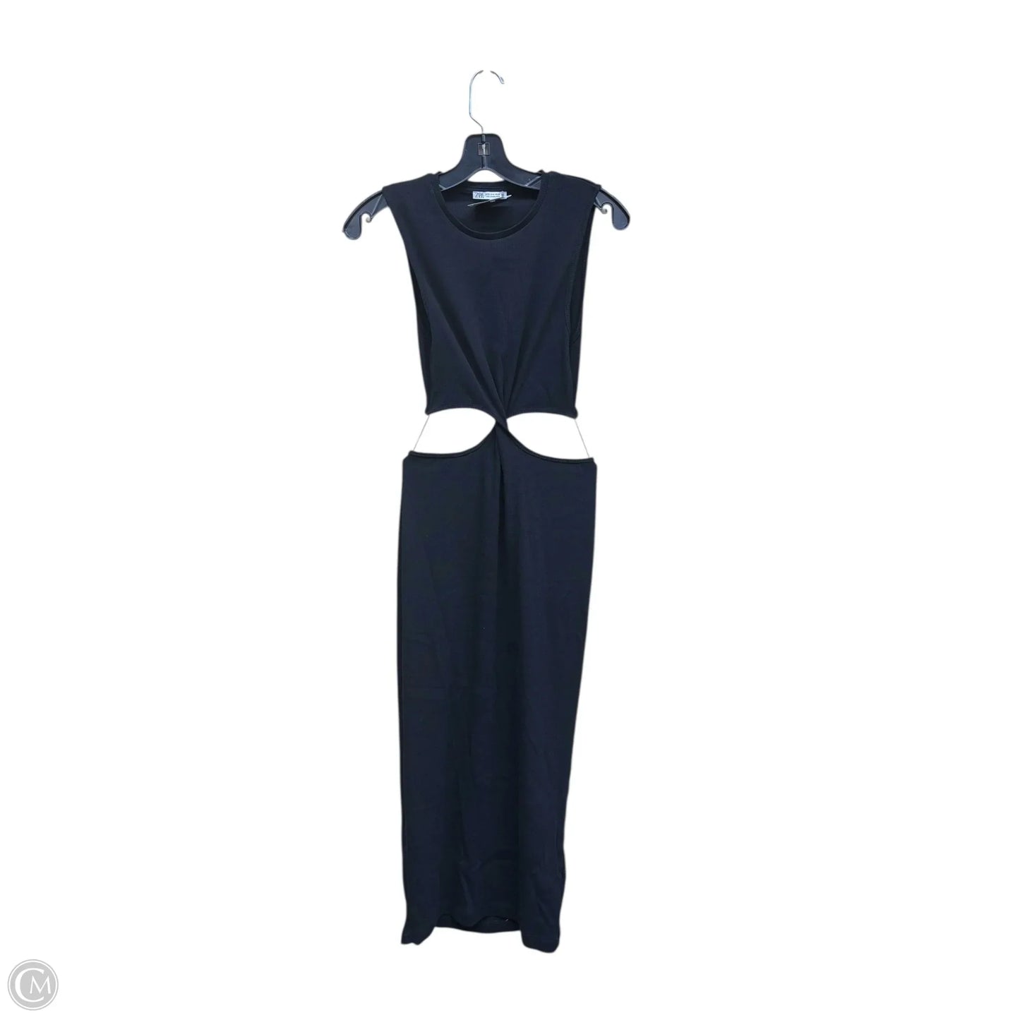 Dress Casual Maxi By Zara In Black, Size: M