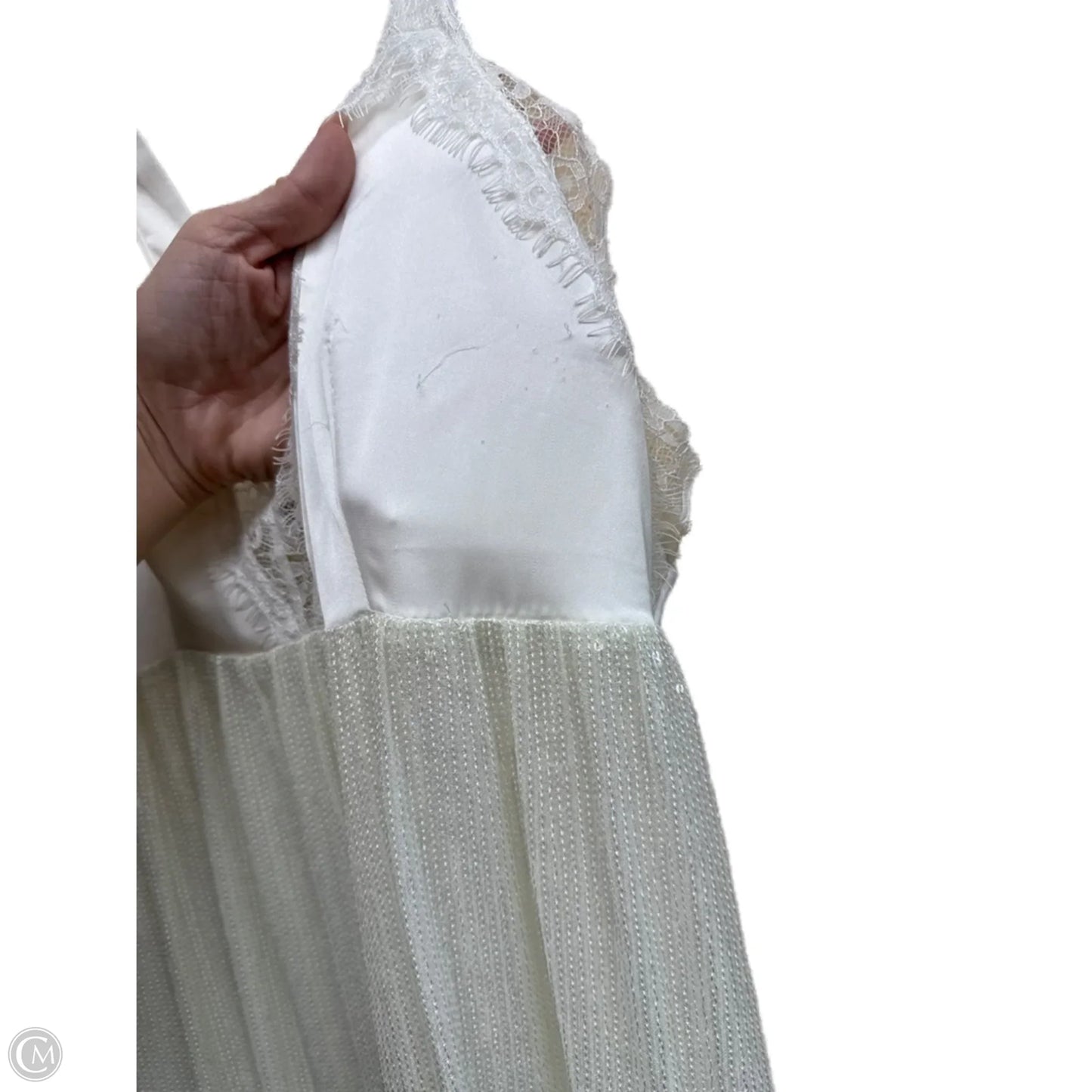 Dress Casual Maxi By Zara In White, Size: S