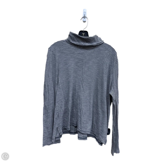 Top Long Sleeve By Madewell In Striped Pattern, Size: Xl