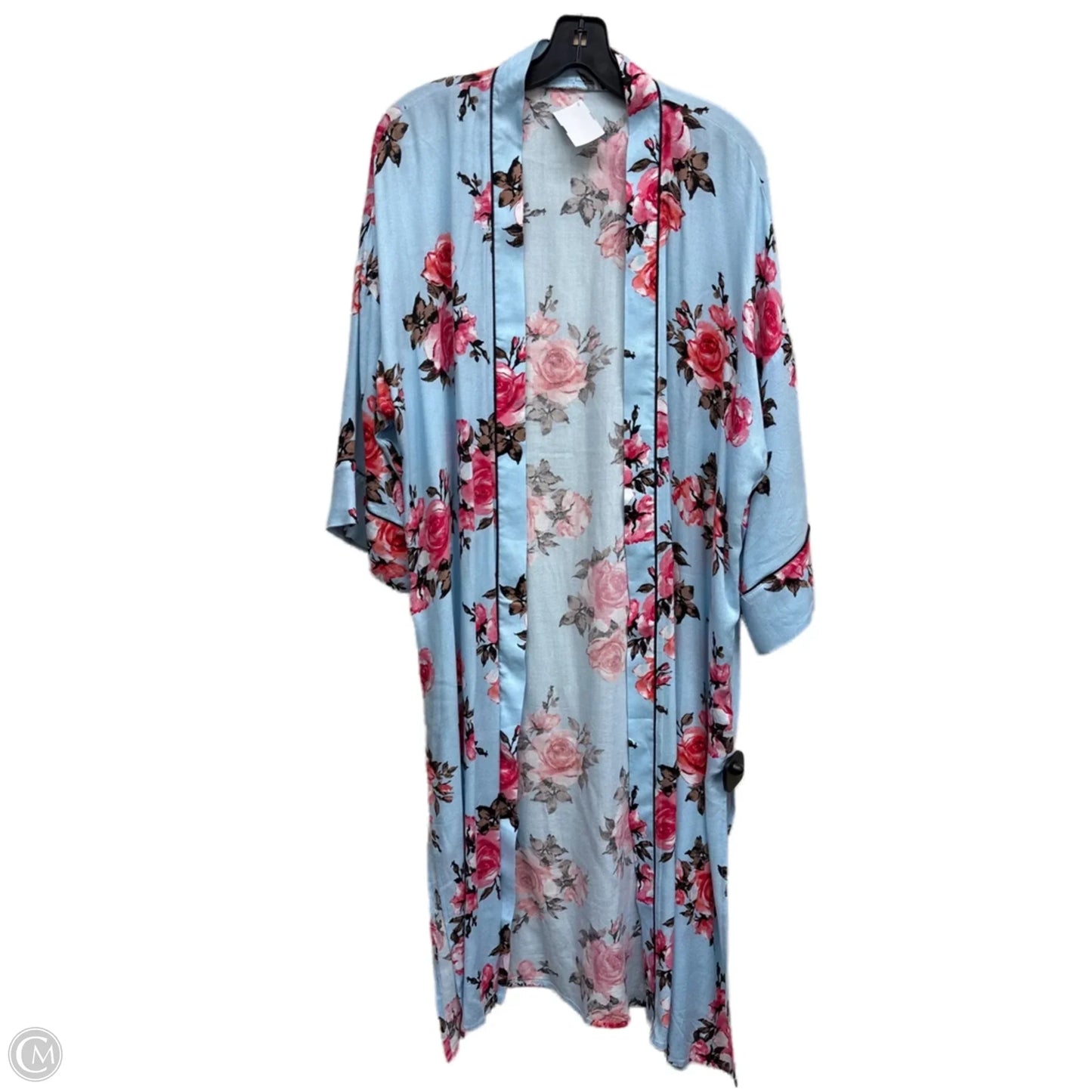 Swimwear Cover-up By Clothes Mentor In Floral Print