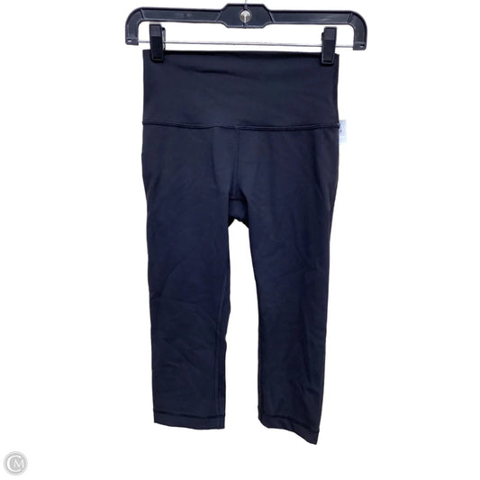 Athletic Capris By Lululemon In Black, Size: 4