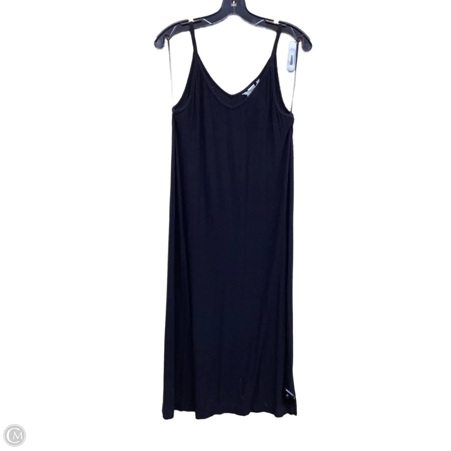 Dress Casual Midi By H&m In Black, Size: S