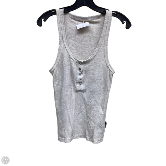 Top Sleeveless By Aerie In Tan, Size: M