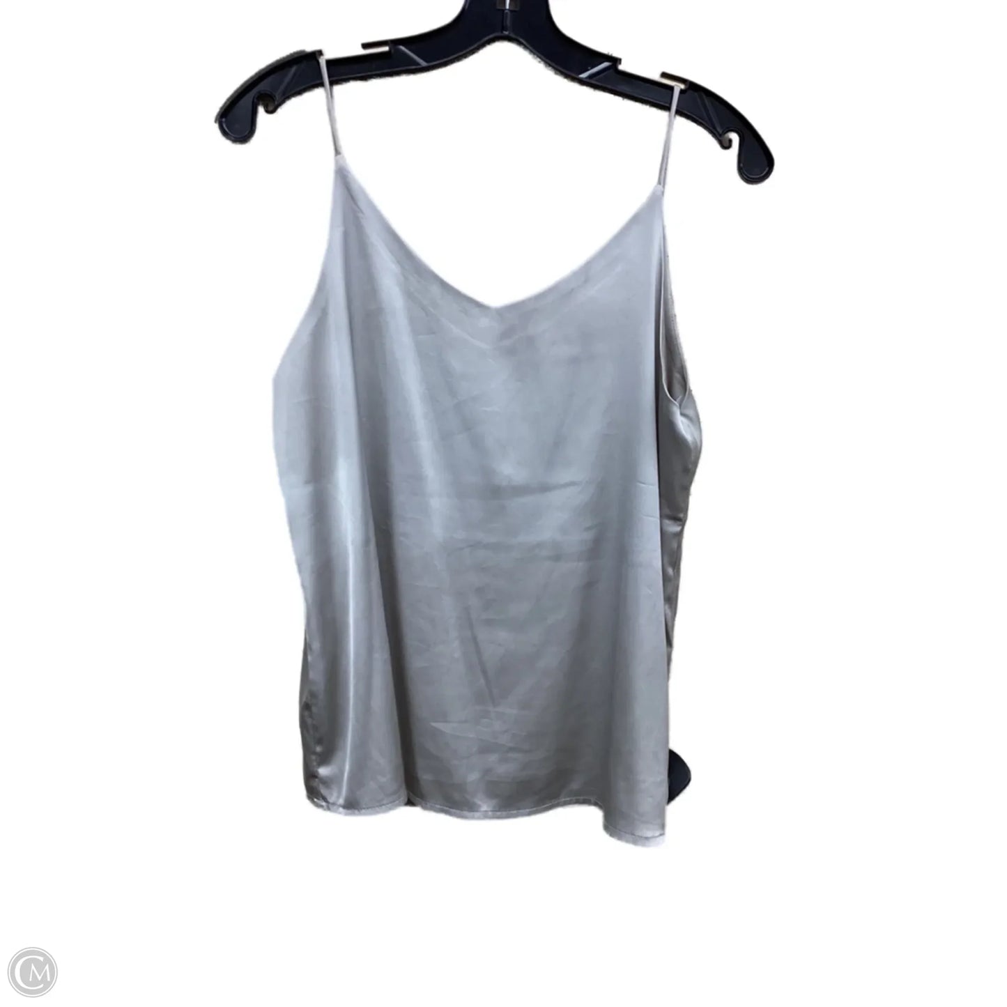Top Sleeveless By Clothes Mentor In Grey