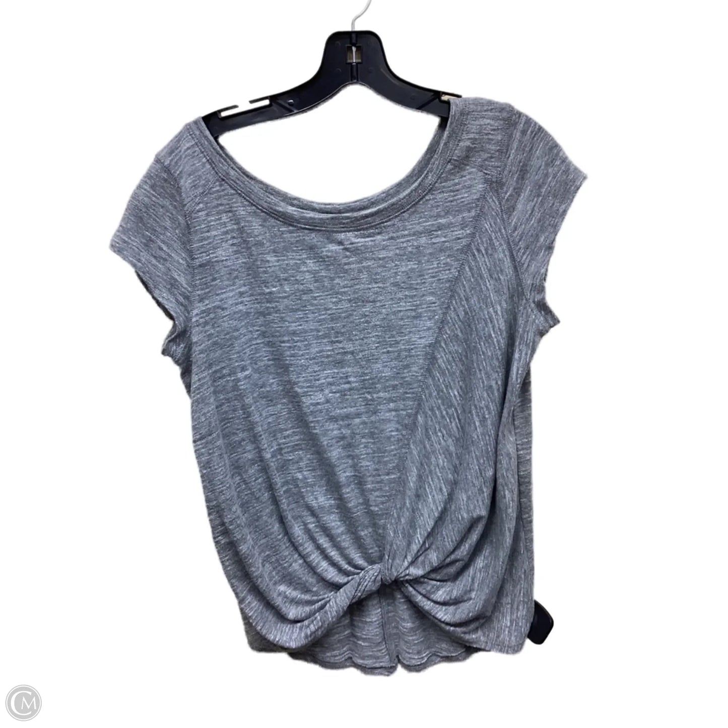 Athletic Top Short Sleeve By Zella In Grey, Size: S