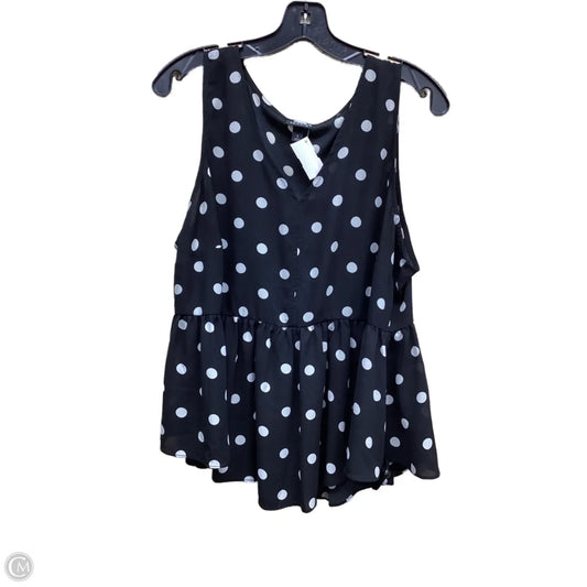 Top Sleeveless By Torrid In Polkadot Pattern, Size: 1x