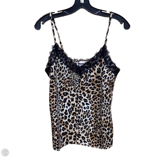 Top Sleeveless By Skies Are Blue In Animal Print, Size: S