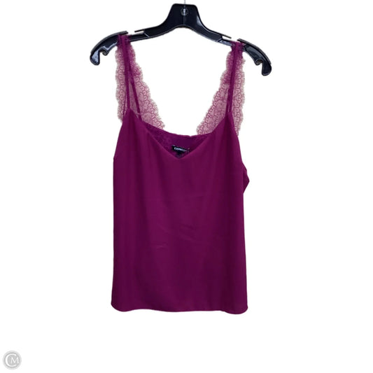 Top Sleeveless By Express In Purple, Size: L