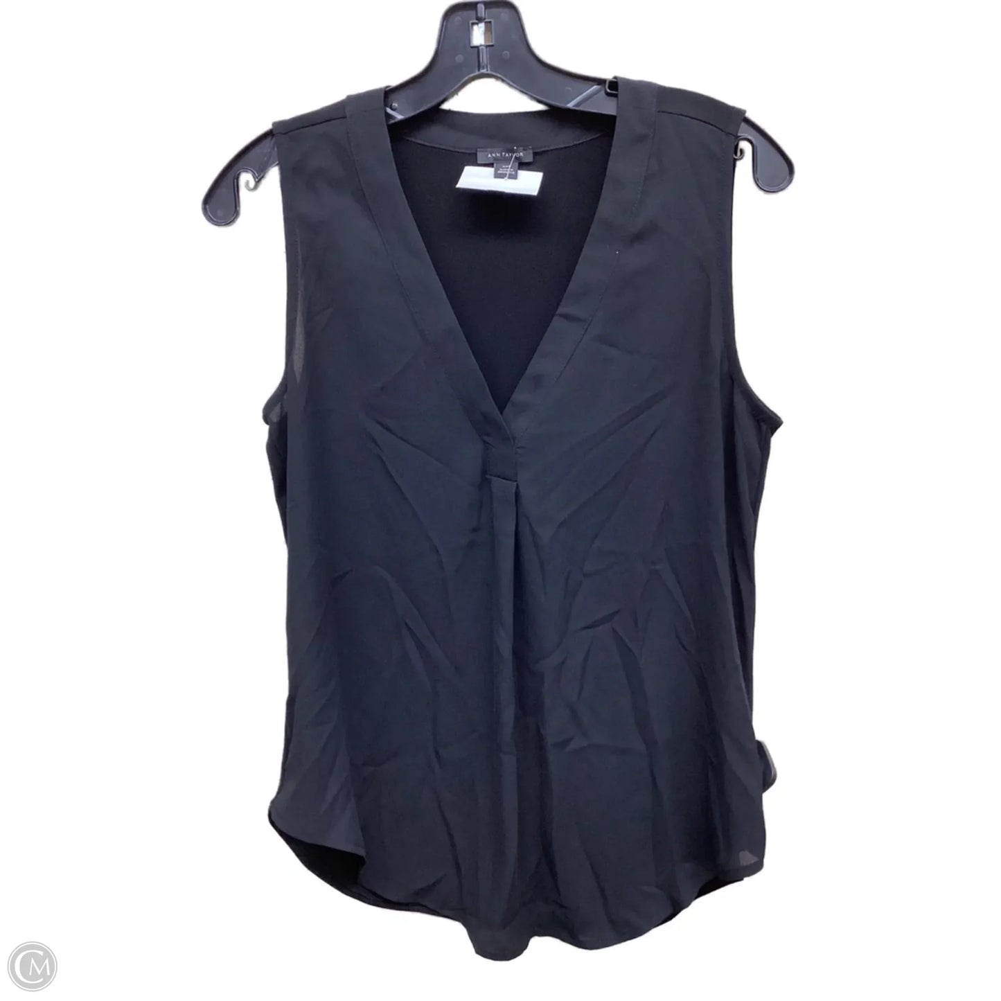 Top Sleeveless By Ann Taylor In Black, Size: Xxs