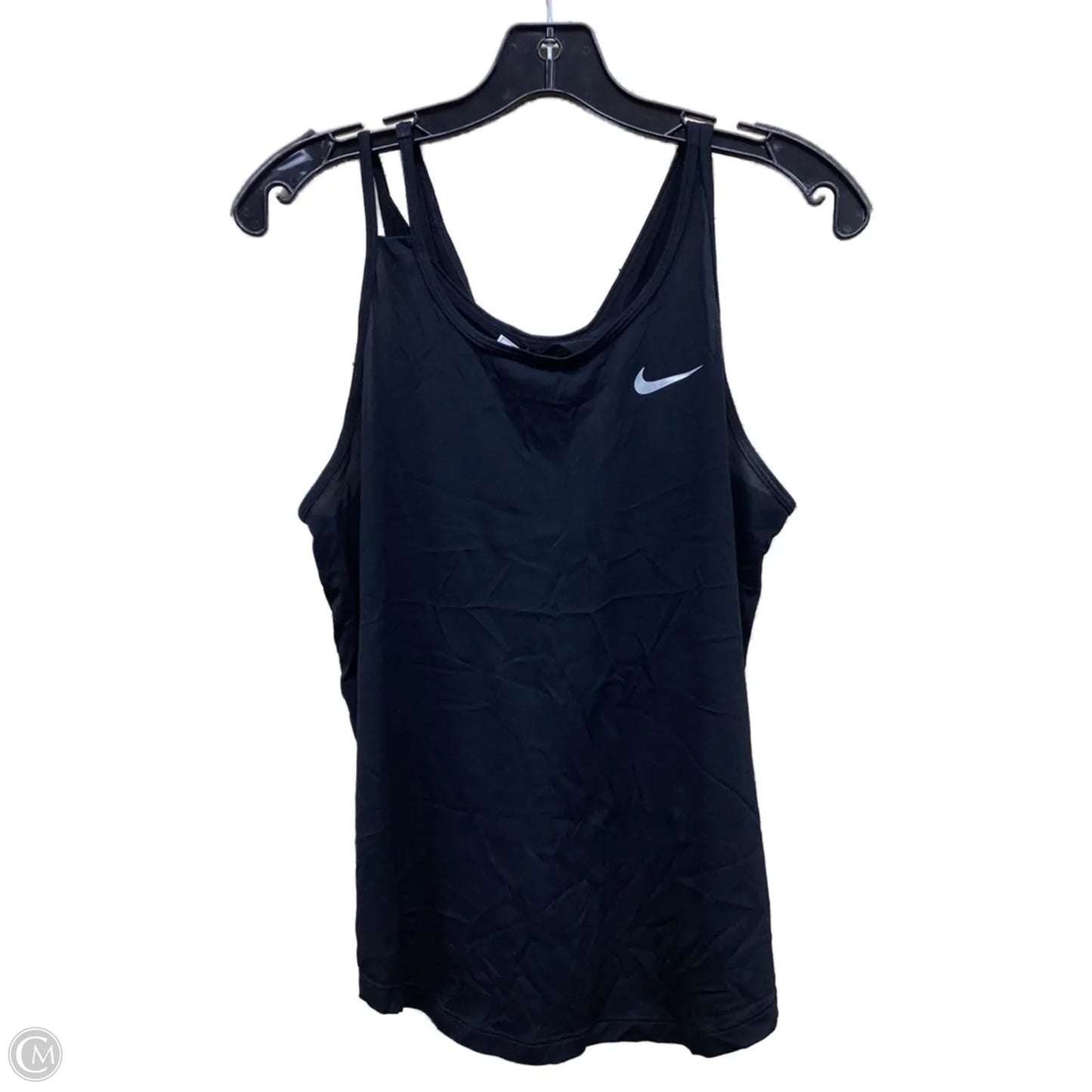 Athletic Tank Top By Nike In Black, Size: M